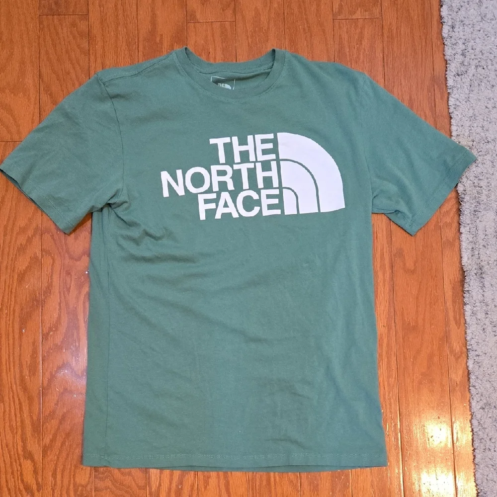 The North Face Sage Green Logo Tee | Size Small | EUC